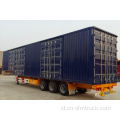 40FT Flatbed Container Semi Trailer untuk Dijual